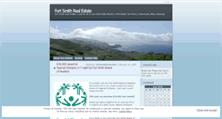 Desktop Screenshot of fortsmithrealestate.wordpress.com