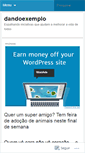 Mobile Screenshot of dandoexemplo.wordpress.com