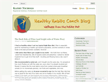 Tablet Screenshot of healthyhabitscoach.wordpress.com