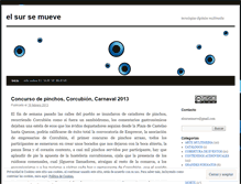 Tablet Screenshot of elsursemueve.wordpress.com