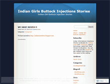 Tablet Screenshot of indianbuttshots.wordpress.com