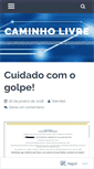 Mobile Screenshot of caminholivre.wordpress.com