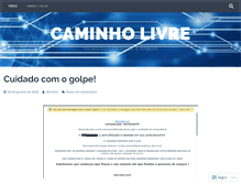 Tablet Screenshot of caminholivre.wordpress.com