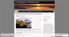 Desktop Screenshot of mountaincowardadventures.wordpress.com