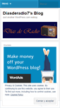 Mobile Screenshot of diasderadio7.wordpress.com