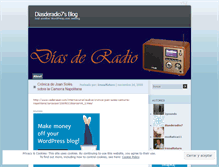 Tablet Screenshot of diasderadio7.wordpress.com