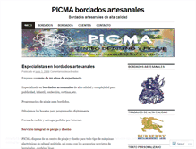 Tablet Screenshot of picma.wordpress.com