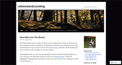 Desktop Screenshot of mileoneandcounting.wordpress.com