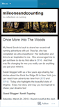 Mobile Screenshot of mileoneandcounting.wordpress.com