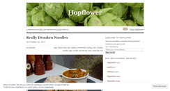 Desktop Screenshot of hopflower.wordpress.com