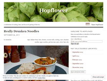 Tablet Screenshot of hopflower.wordpress.com