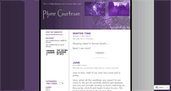 Desktop Screenshot of phonecourtesan.wordpress.com