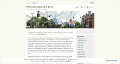 Desktop Screenshot of peterholbrook.wordpress.com
