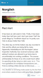 Mobile Screenshot of norglish.wordpress.com