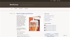 Desktop Screenshot of beerlicious.wordpress.com