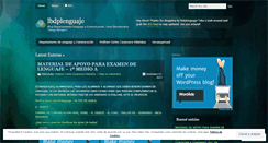 Desktop Screenshot of lbdplenguaje.wordpress.com