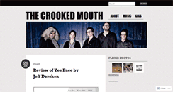 Desktop Screenshot of crookedmouthband.wordpress.com