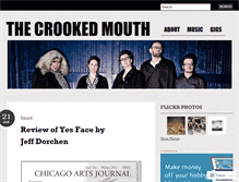 Tablet Screenshot of crookedmouthband.wordpress.com