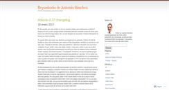 Desktop Screenshot of antoniosanchez.wordpress.com