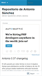 Mobile Screenshot of antoniosanchez.wordpress.com