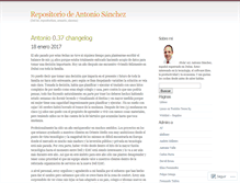 Tablet Screenshot of antoniosanchez.wordpress.com