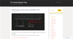 Desktop Screenshot of digitalsignages.wordpress.com