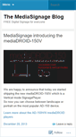 Mobile Screenshot of digitalsignages.wordpress.com