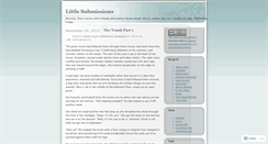 Desktop Screenshot of littlesubmissions.wordpress.com