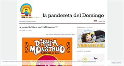 Desktop Screenshot of lapanderetadeldomingo.wordpress.com