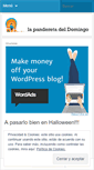 Mobile Screenshot of lapanderetadeldomingo.wordpress.com