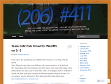 Tablet Screenshot of 206community411.wordpress.com
