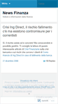 Mobile Screenshot of newsfinanza.wordpress.com