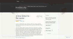 Desktop Screenshot of freudslipped.wordpress.com