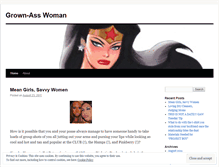 Tablet Screenshot of grownasswomanny.wordpress.com