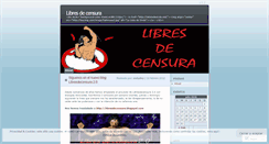 Desktop Screenshot of libresdecensura.wordpress.com