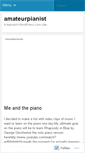 Mobile Screenshot of amateurpianist.wordpress.com