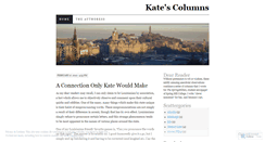 Desktop Screenshot of katescolumns.wordpress.com