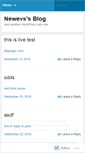 Mobile Screenshot of newevs.wordpress.com