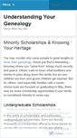 Mobile Screenshot of dnaandgenealogy.wordpress.com
