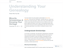 Tablet Screenshot of dnaandgenealogy.wordpress.com