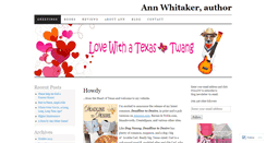 Desktop Screenshot of annwhitakerauthor.wordpress.com