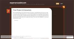 Desktop Screenshot of esperanzadotcom.wordpress.com