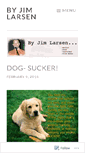 Mobile Screenshot of byjimlarsen.wordpress.com