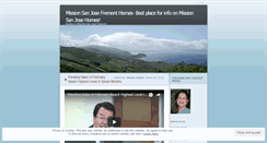 Desktop Screenshot of missionsanjosefremont.wordpress.com