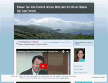 Tablet Screenshot of missionsanjosefremont.wordpress.com