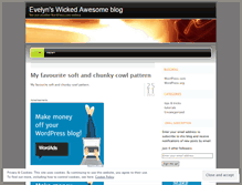 Tablet Screenshot of evelynwatts.wordpress.com
