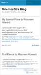 Mobile Screenshot of moemoe16.wordpress.com