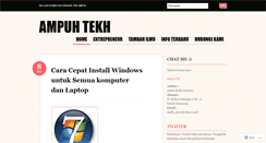 Desktop Screenshot of ampuh1992.wordpress.com