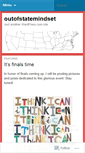 Mobile Screenshot of outofstatemindset.wordpress.com