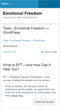 Mobile Screenshot of emotionfree.wordpress.com